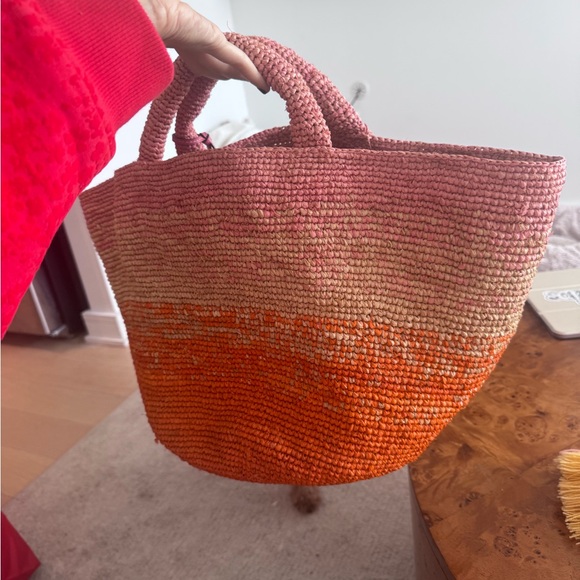 MANEBI Panier raffia tote bag - Picture 2 of 6